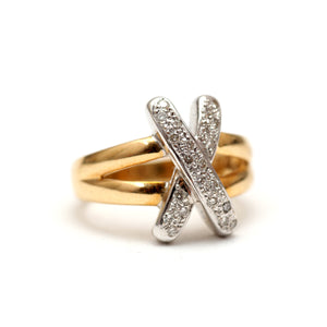 14k Diamond "XTRA" Ring