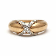 Load image into Gallery viewer, 14k Diamond x Ring
